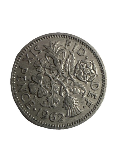1962 sixpence coin - 1962,