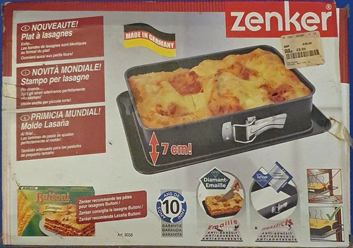 Zenker lasagne sheet cake - zenker,