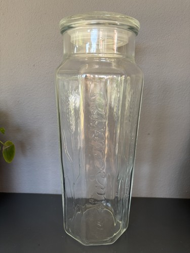 Vintage clear glass spaghetti - clear,