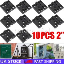 10 Pcs 2In  Black 50mm x 50mm