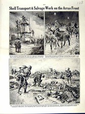 Original Old Vintage Print