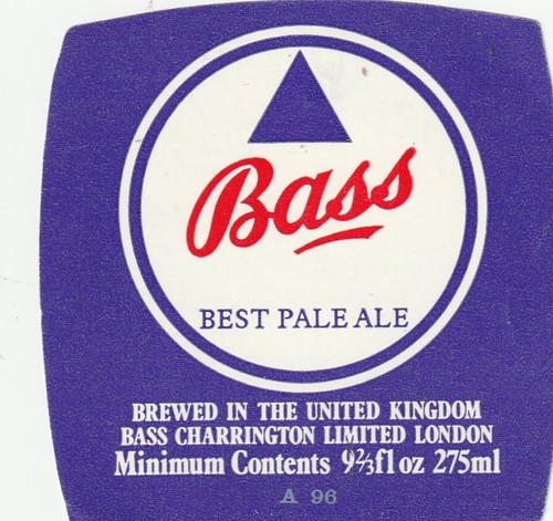 Beer bottle label - beer, bass