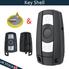 Remote Car Key Fob Case 3 Button + Battery For BMW 1 3 5 6 Series X1 X5 E90 E92