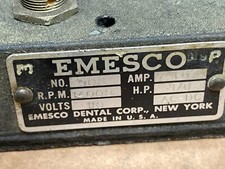 EMESCO VINTAGE DENTAL DRILL
