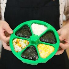 6 Holes Sushi Mold Onigiri Rice Ball Bento Press Maker  Mold Kitchen Accessories