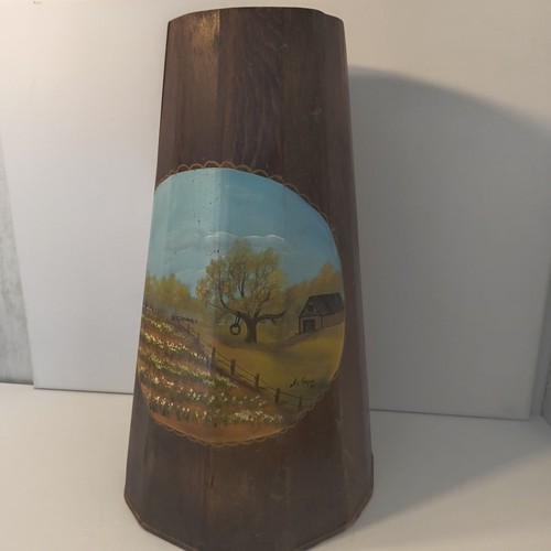 Vintage wooden butter - butter, churn