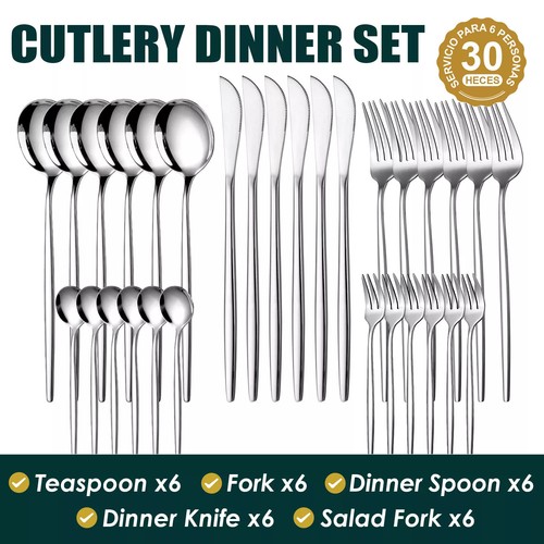 30x cutlery dinner set - cutlery,
