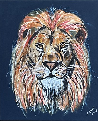 Lion print from original - from, an
