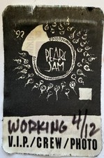 Pearl Jam Backstage Pass