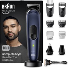 Braun All-in-One Style Kit Series 7 MGK7410 10-in-1 Grooming Kit Men OPEN BOX