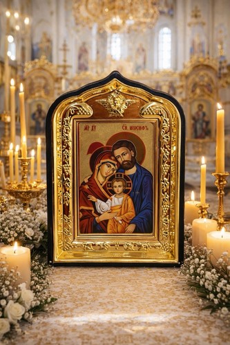 Orthodox icon gold frame - orthodox,
