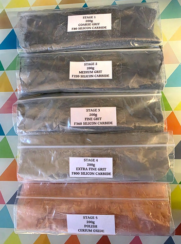 Stone tumbling grit - tumbling,