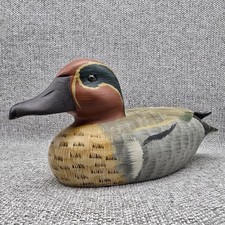 Decoy Duck - Wooden - Handpainted - Bird Figure 
