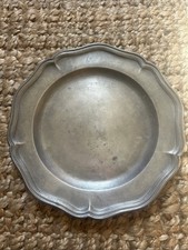 Antique Dutch Pewter Plate 24