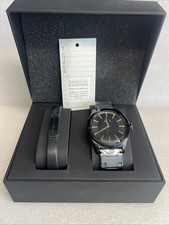 Armani Exchange Mens Watch And Bracelet Set. AX7102.