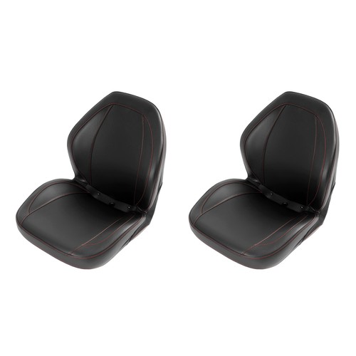 2pcs black sewn bucket seats - 2pcs,