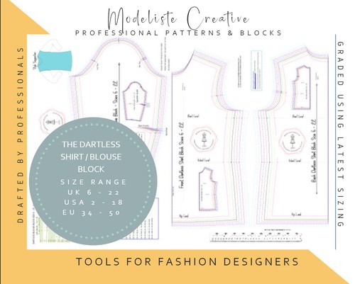 Dartless bodice block - dartless,
