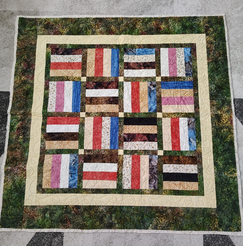 Handmade small patchwork lap - small,
