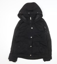 Hollister Women Black M Hooded