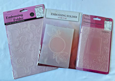 Bundle of 3 Embossing Folders