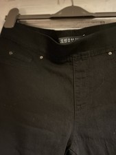 Size 10 Black Skinny, Stretchy Jeans From F&F At Tesco