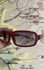 Diesel Unisex Red And Silver Hardware Sunglasses