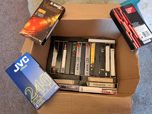 Job lot used - job, vhs