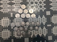 x23 Esso world cup collection coins - Italy 1990