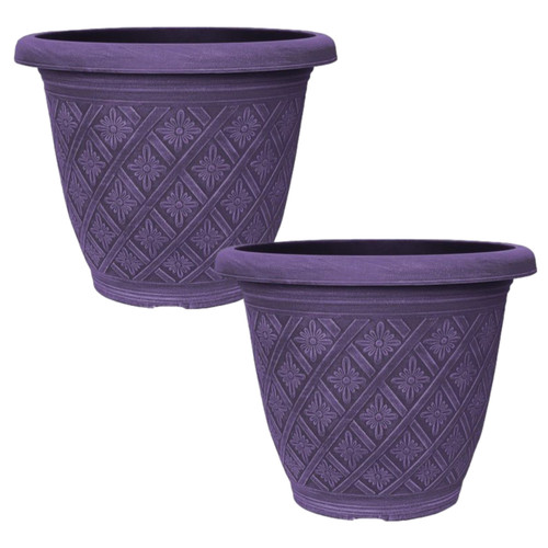 Planter set round - of, 33cm