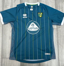 Norwich City FC 2020 2021 Away Shirt Errea Kit Football Top child kid 11-12 year