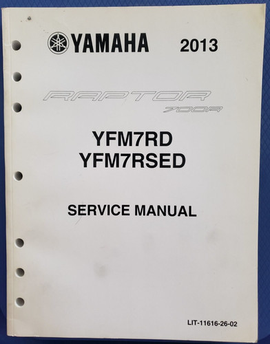 Yamaha 2013 raptor 700r yfm7rd - 700r,