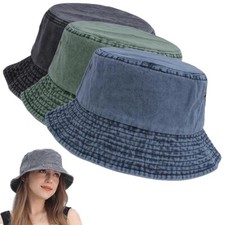 Washable Cotton Bucket hat UV