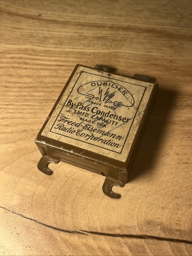 Vintage 1920s dubilier mfd - 1920s,
