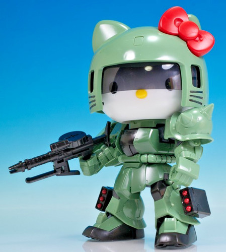 Hello kitty zaku gundam - kitty, sd