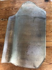 RARE Antique glass pantile roof tile size 14inches x 9 3/4 inches