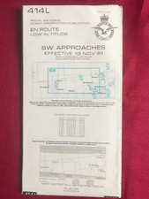 1981 RAF Aircraft Flight Map