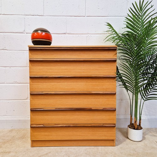 Vintage mid century blond teak - mid,