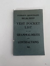 Pitman’s Shorthand Vest