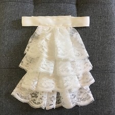 Jabot cravat pale cream - jabot,