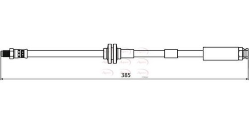 Apec front brake hose - apec,
