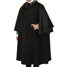 Men's Inverness Black Wool