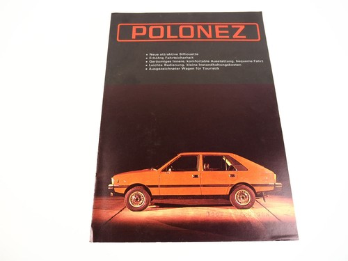 Fso polonez 1500 car brochure - polonez,