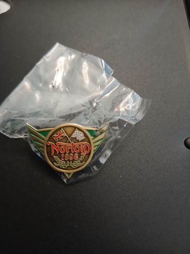 Norton motorcycle pin - norton, x