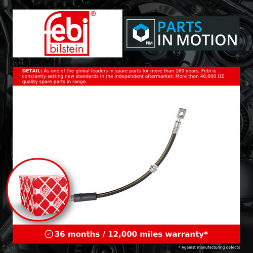 Brake hose front left right - left,