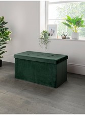 Charcoal Velvet Storage