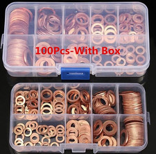 100pcs Copper Washer Gasket