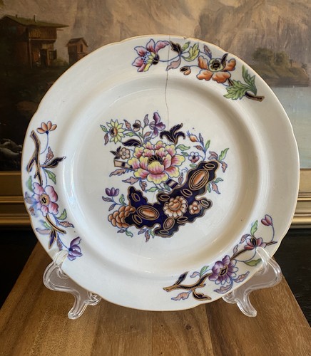 Davenport england floral plate - davenport,