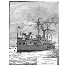 HMS AJAX at the Queen's