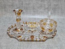 Vintage Amber Glass Lead