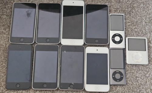 Job lot 11x apple ipods - job,